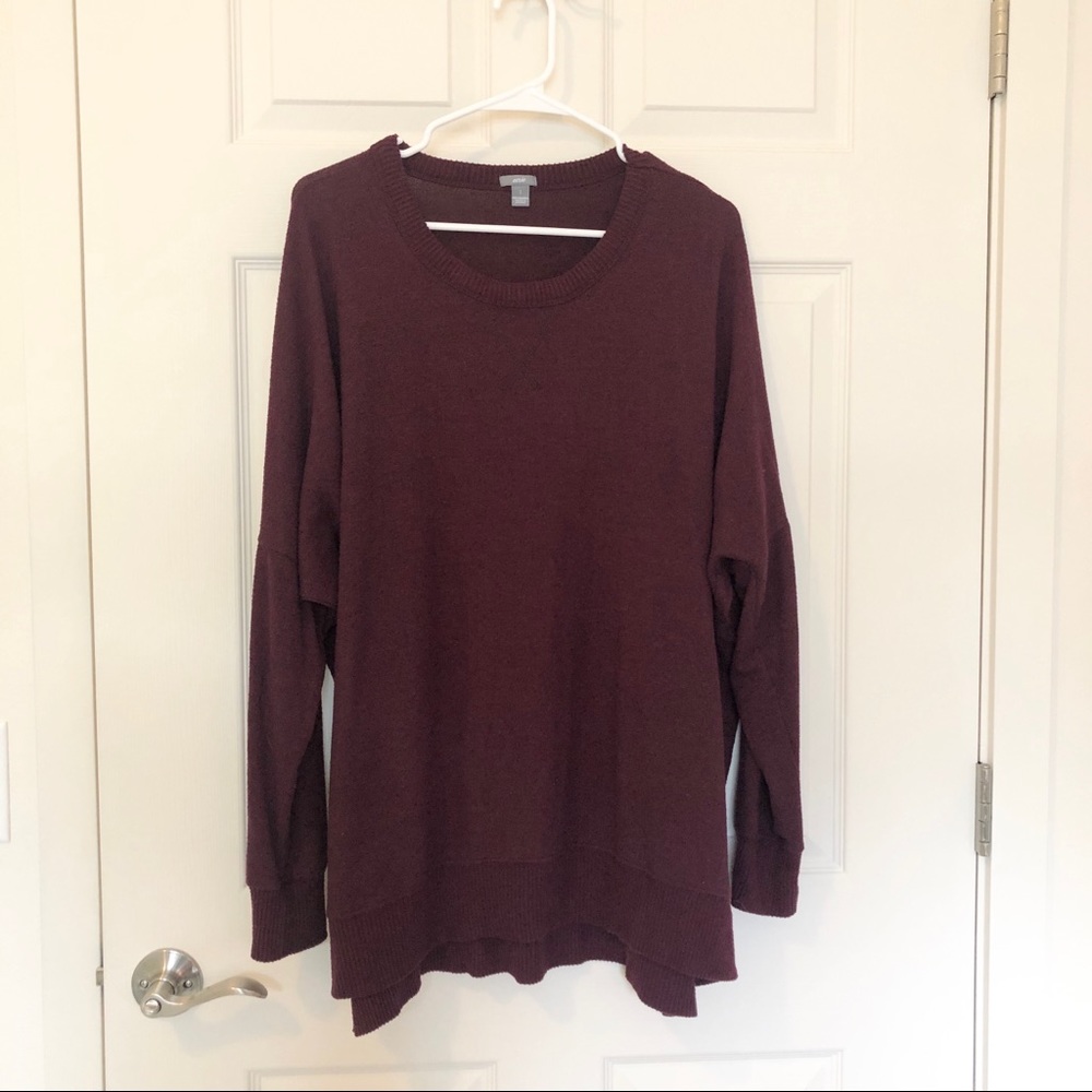 Women's Burgundy Sweater